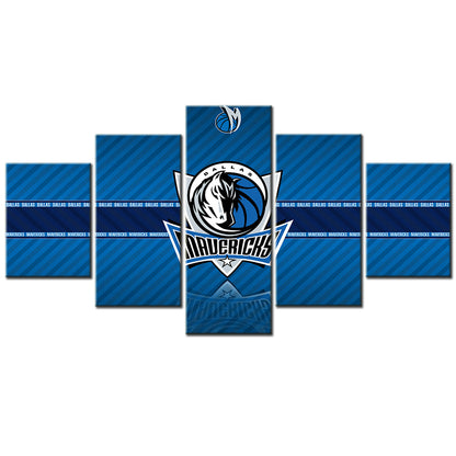 Basketball - 5 Pieces Wall Art - BK5011 - Dallas Mavericks - Basketball Poster - Basketball Canvas