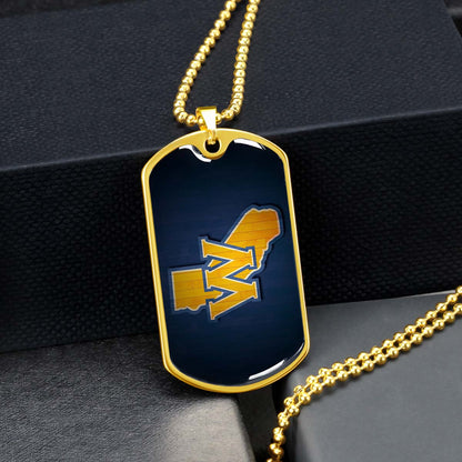 Basketball - BKD015 - Golden State Warriors Sports - Basketball Dog Tag - Military Ball Chain - Luxury Dog Tag