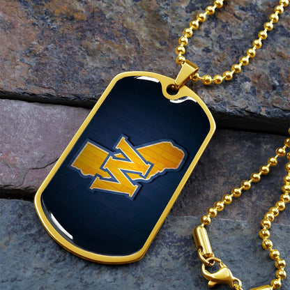 Basketball - BKD015 - Golden State Warriors Sports - Basketball Dog Tag - Military Ball Chain - Luxury Dog Tag