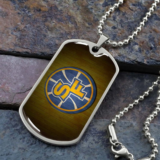 Basketball - BKD016 - Golden State Warriors Sports - Basketball Dog Tag - Military Ball Chain - Luxury Dog Tag
