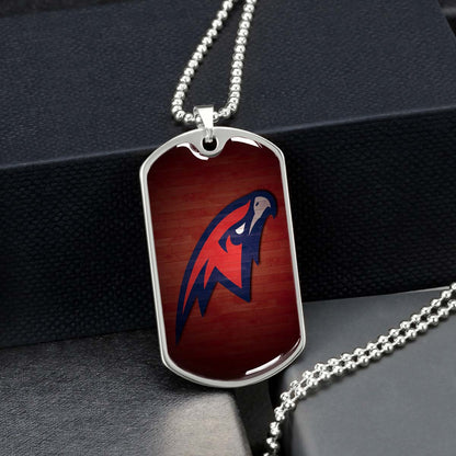 Basketball - BKD021 - Atlanta Hawks Sports - Basketball Dog Tag - Military Ball Chain - Luxury Dog Tag