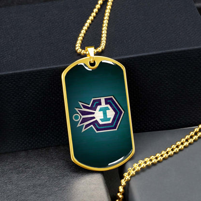 Basketball - BKD025 - Charlotte Hornets Sports - Basketball Dog Tag - Military Ball Chain - Luxury Dog Tag