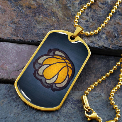 Basketball - BKD026 - Memphis Grizzlies Sports - Basketball Dog Tag - Military Ball Chain - Luxury Dog Tag
