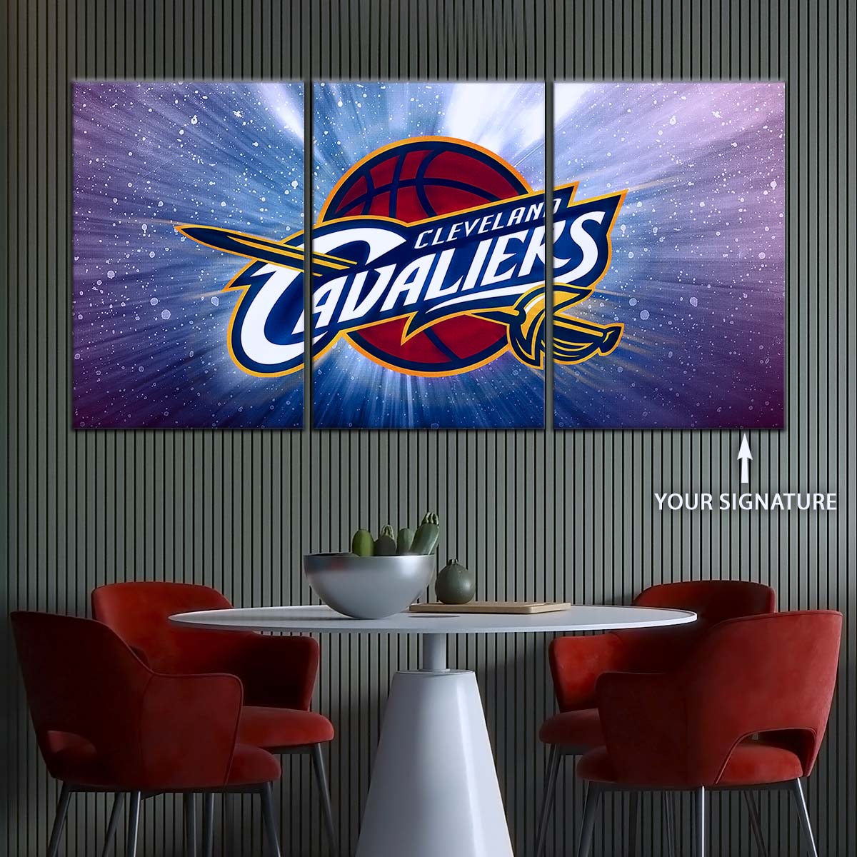 Basketball Wall Art - BK5051 - Cleveland Cavaliers - Basketball Poster - Basketball Canvas
