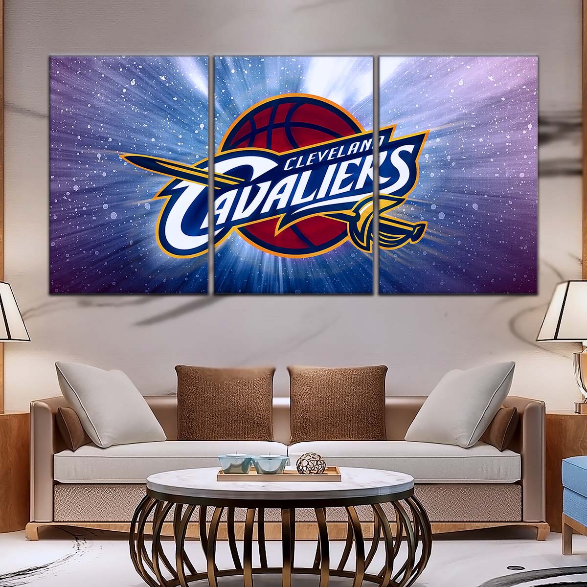 Basketball Wall Art - BK5051 - Cleveland Cavaliers - Basketball Poster - Basketball Canvas