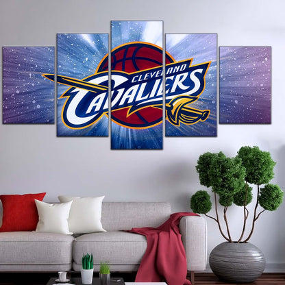 Basketball Wall Art - BK5051 - Cleveland Cavaliers - Basketball Poster - Basketball Canvas