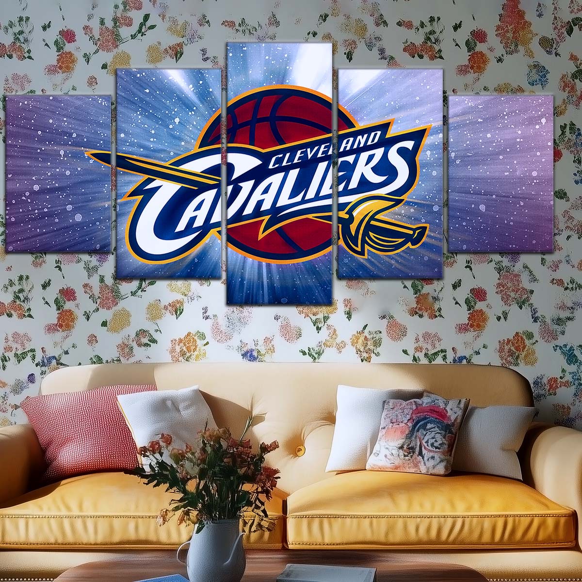 Basketball Wall Art - BK5051 - Cleveland Cavaliers - Basketball Poster - Basketball Canvas