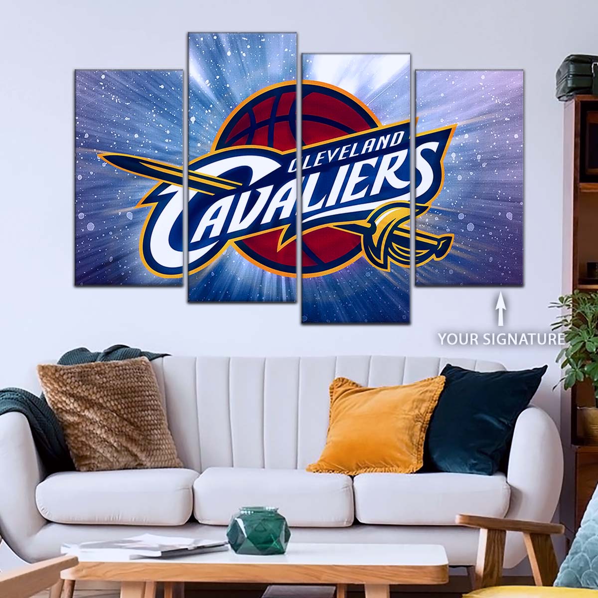 Basketball Wall Art - BK5051 - Cleveland Cavaliers - Basketball Poster - Basketball Canvas