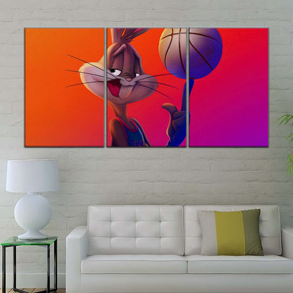 Basketball Wall Art - BK5053 - Bugs Bunny - Basketball Poster - Basketball Canvas