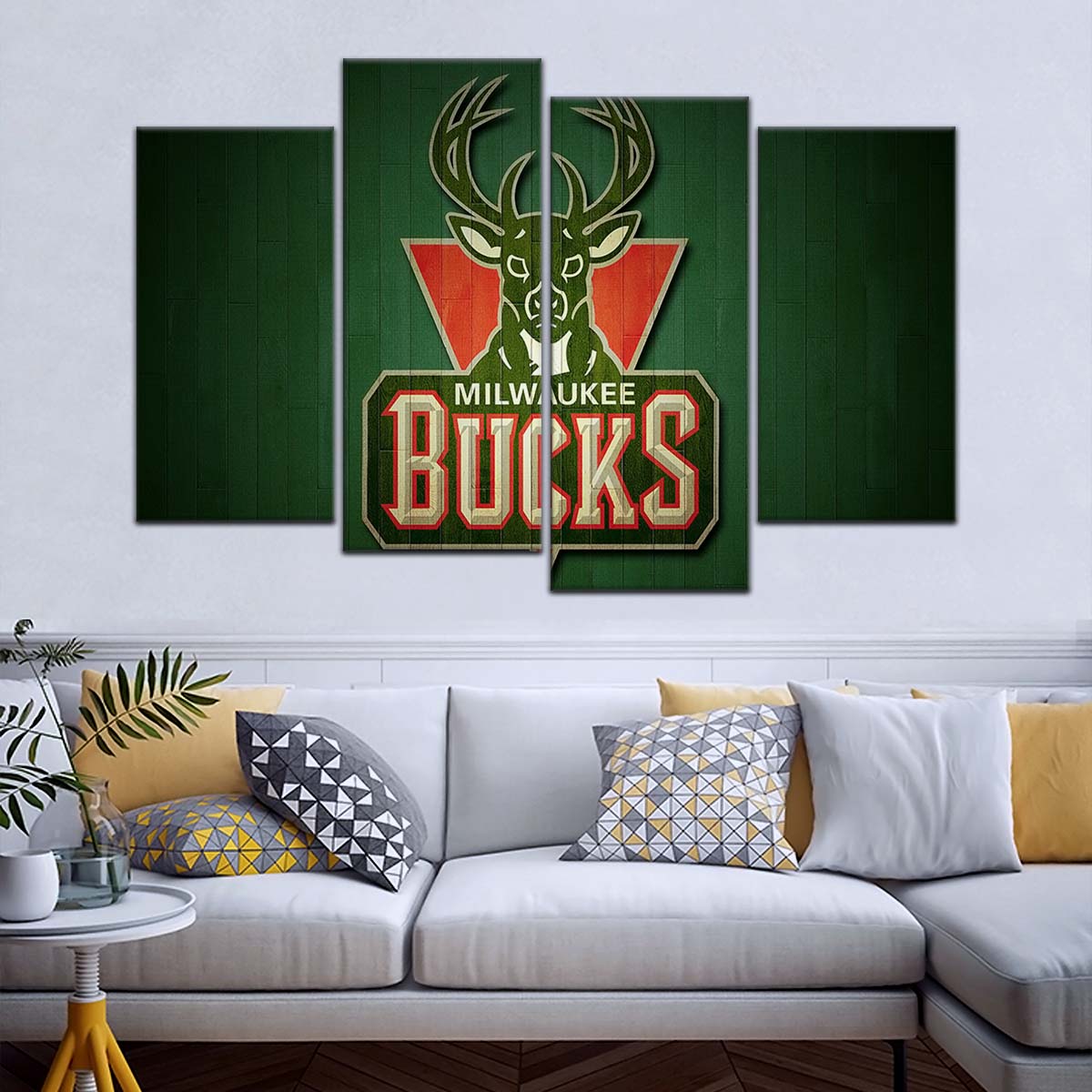 Basketball Wall Art - BK5056 - Milwaukee Bucks Sports - Basketball Poster - Basketball Canvas
