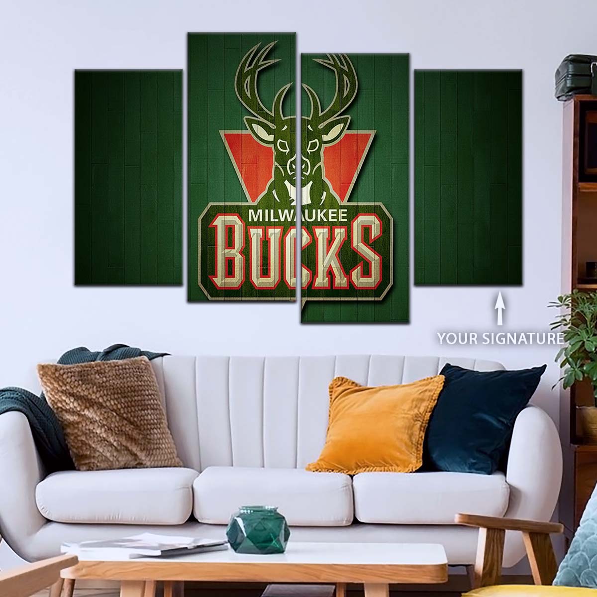 Basketball Wall Art - BK5056 - Milwaukee Bucks Sports - Basketball Poster - Basketball Canvas