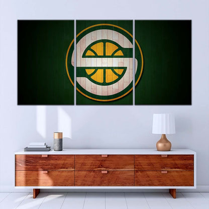 Basketball Wall Art - BK5060 - Seattle Supersonics Sports - Basketball Poster - Basketball Canvas