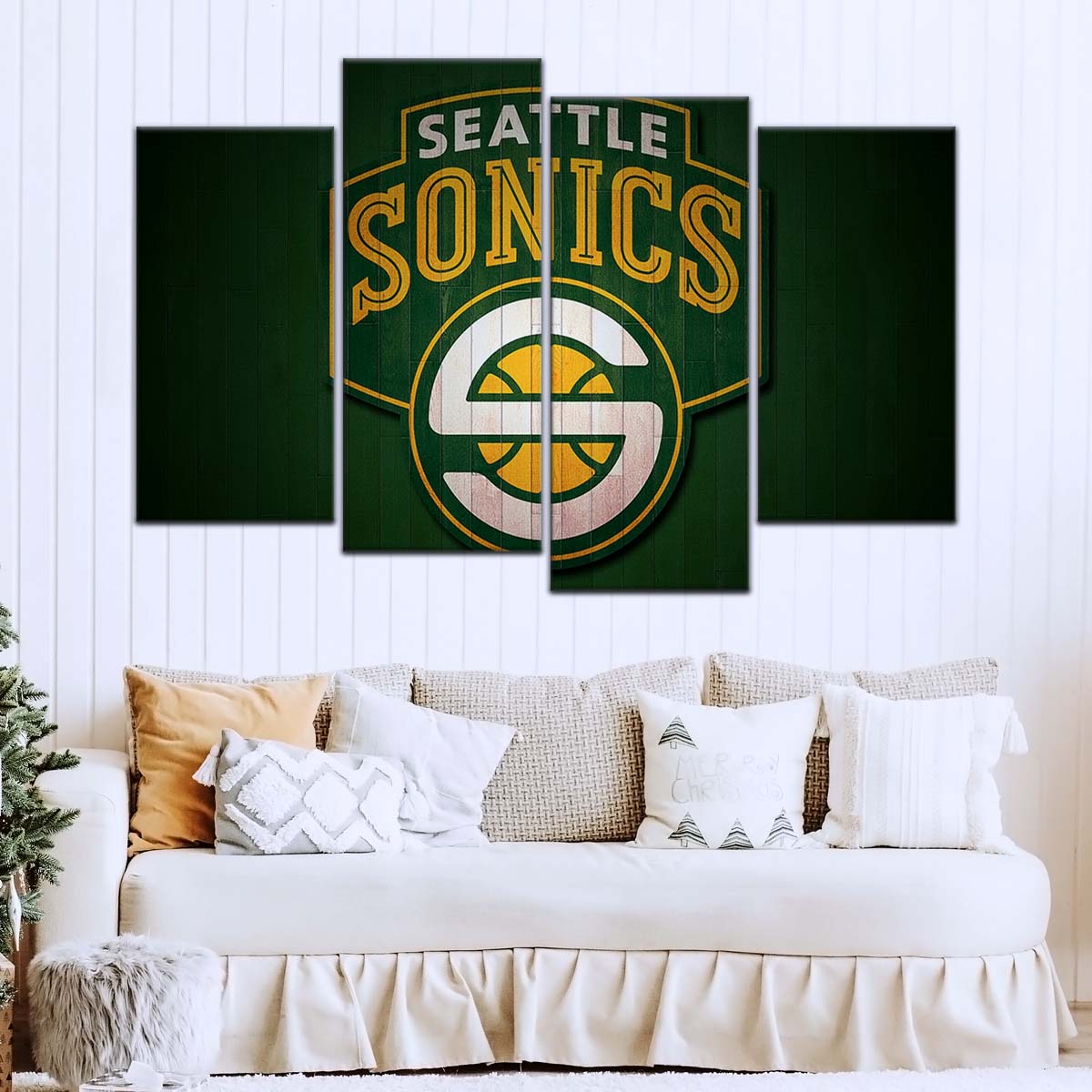 Basketball Wall Art - BK5061 - Seattle Supersonics Sports - Basketball Poster - Basketball Canvas