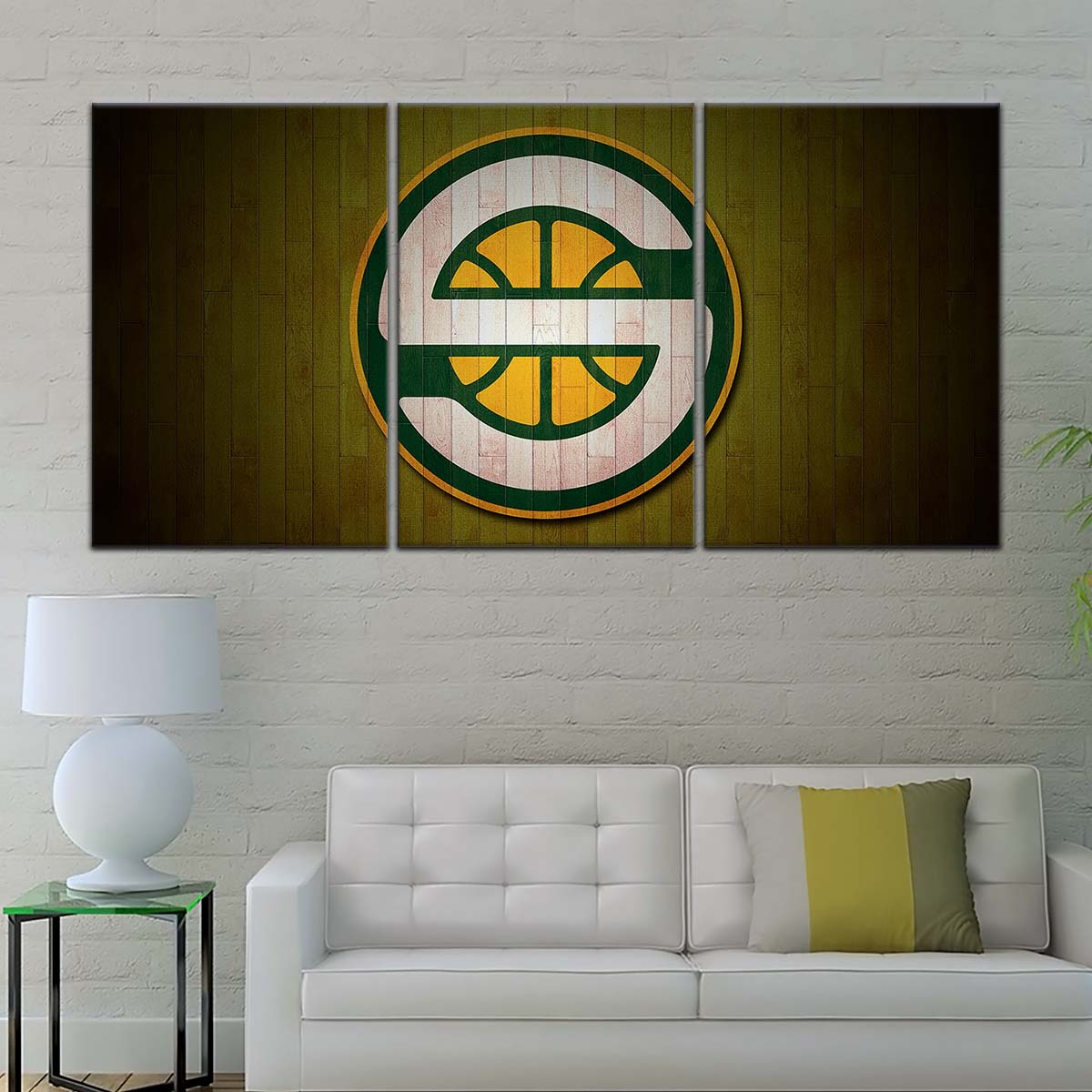 Basketball Wall Art - BK5062 - Seattle Supersonics Sports - Basketball Poster - Basketball Canvas