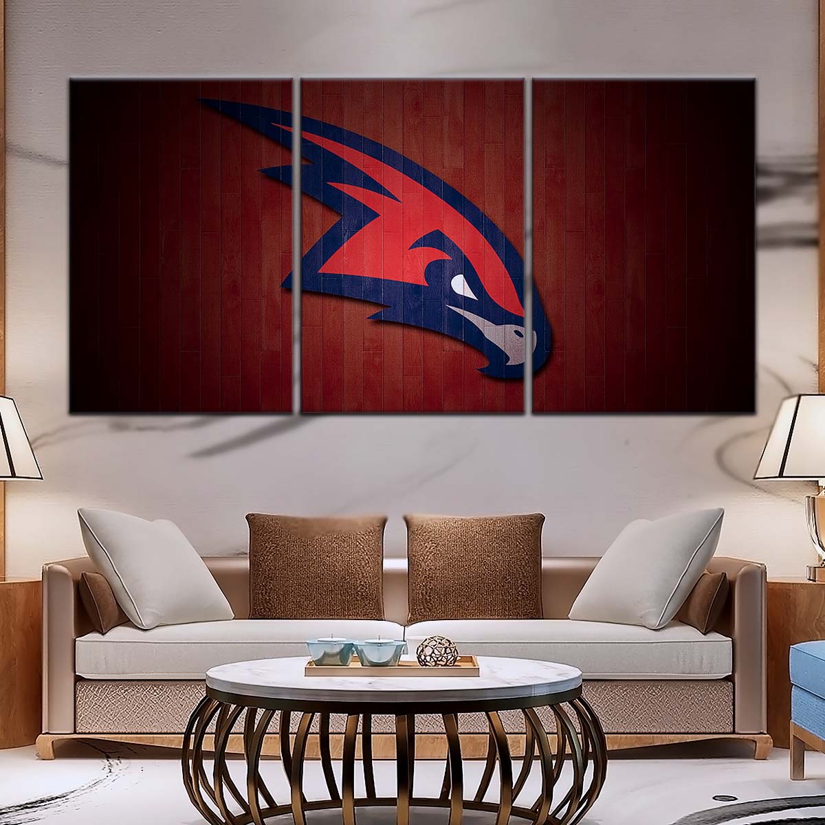 Basketball Wall Art - BK5064 - Atlanta Hawks Sports - Basketball Poster - Basketball Canvas