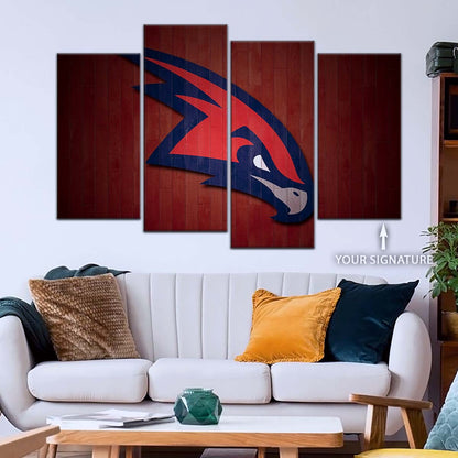 Basketball Wall Art - BK5064 - Atlanta Hawks Sports - Basketball Poster - Basketball Canvas