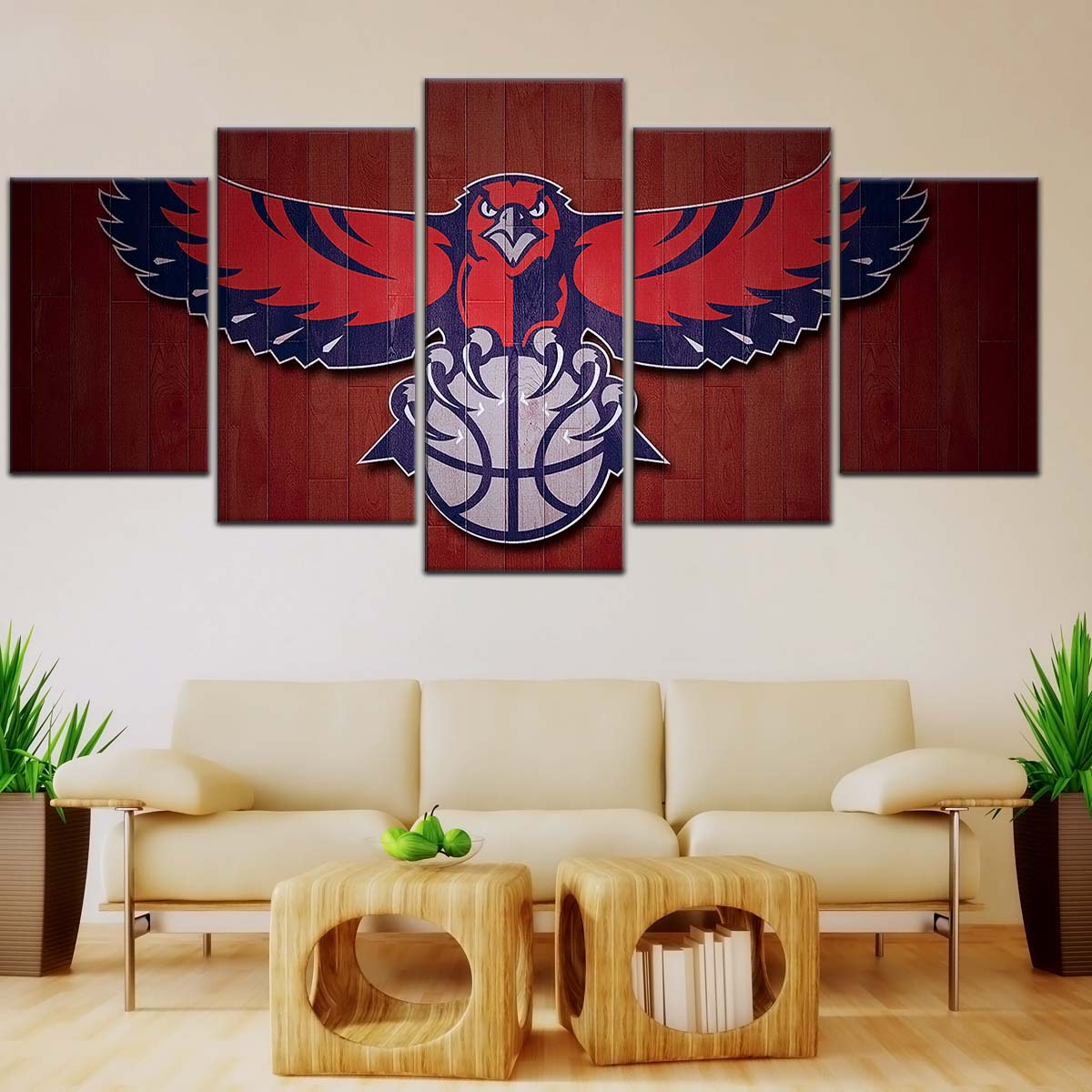 Basketball Wall Art - BK5065 - Atlanta Hawks Sports - Basketball Poster - Basketball Canvas