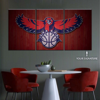Basketball Wall Art - BK5065 - Atlanta Hawks Sports - Basketball Poster - Basketball Canvas