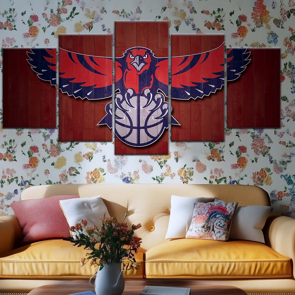 Basketball Wall Art - BK5065 - Atlanta Hawks Sports - Basketball Poster - Basketball Canvas