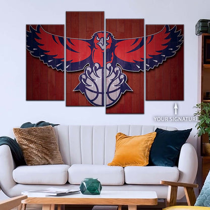 Basketball Wall Art - BK5065 - Atlanta Hawks Sports - Basketball Poster - Basketball Canvas