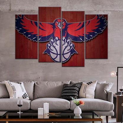 Basketball Wall Art - BK5065 - Atlanta Hawks Sports - Basketball Poster - Basketball Canvas