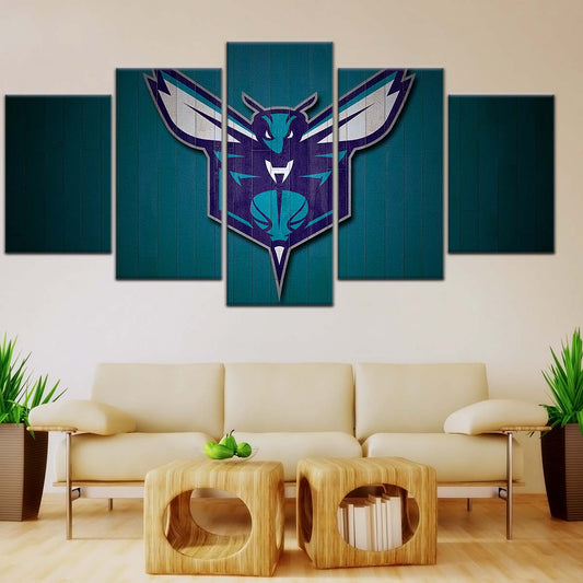 Basketball Wall Art - BK5066 - Charlotte Hornets Sports - Basketball Poster - Basketball Canvas