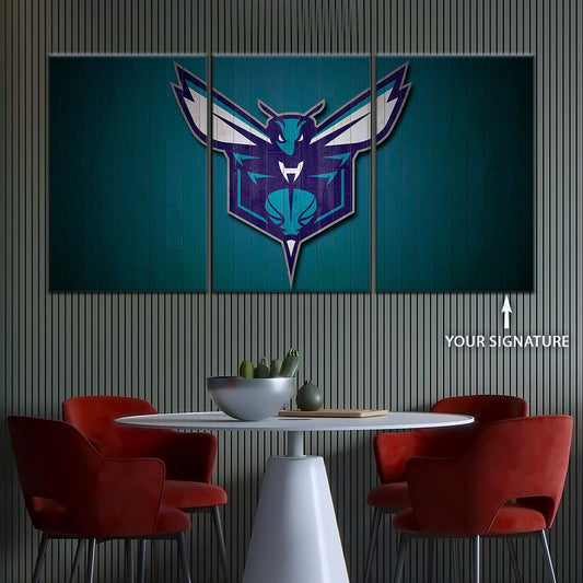 Basketball Wall Art - BK5066 - Charlotte Hornets Sports - Basketball Poster - Basketball Canvas