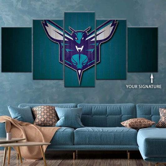 Basketball Wall Art - BK5066 - Charlotte Hornets Sports - Basketball Poster - Basketball Canvas