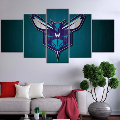Basketball Wall Art - BK5066 - Charlotte Hornets Sports - Basketball Poster - Basketball Canvas