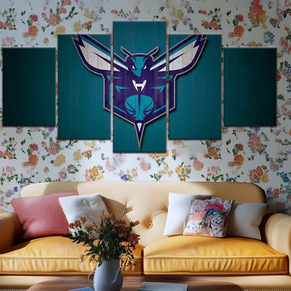 Basketball Wall Art - BK5066 - Charlotte Hornets Sports - Basketball Poster - Basketball Canvas