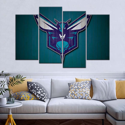 Basketball Wall Art - BK5066 - Charlotte Hornets Sports - Basketball Poster - Basketball Canvas