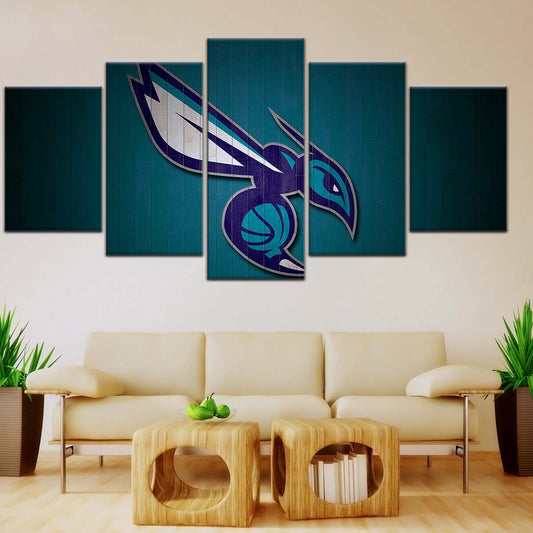 Basketball Wall Art - BK5067 - Charlotte Hornets Sports - Basketball Poster - Basketball Canvas