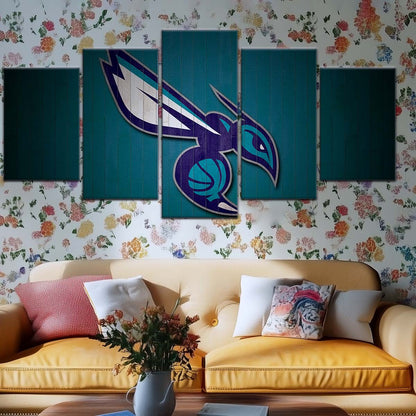 Basketball Wall Art - BK5067 - Charlotte Hornets Sports - Basketball Poster - Basketball Canvas