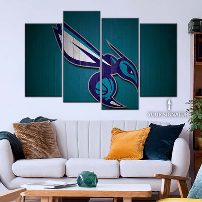 Basketball Wall Art - BK5067 - Charlotte Hornets Sports - Basketball Poster - Basketball Canvas