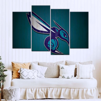 Basketball Wall Art - BK5067 - Charlotte Hornets Sports - Basketball Poster - Basketball Canvas