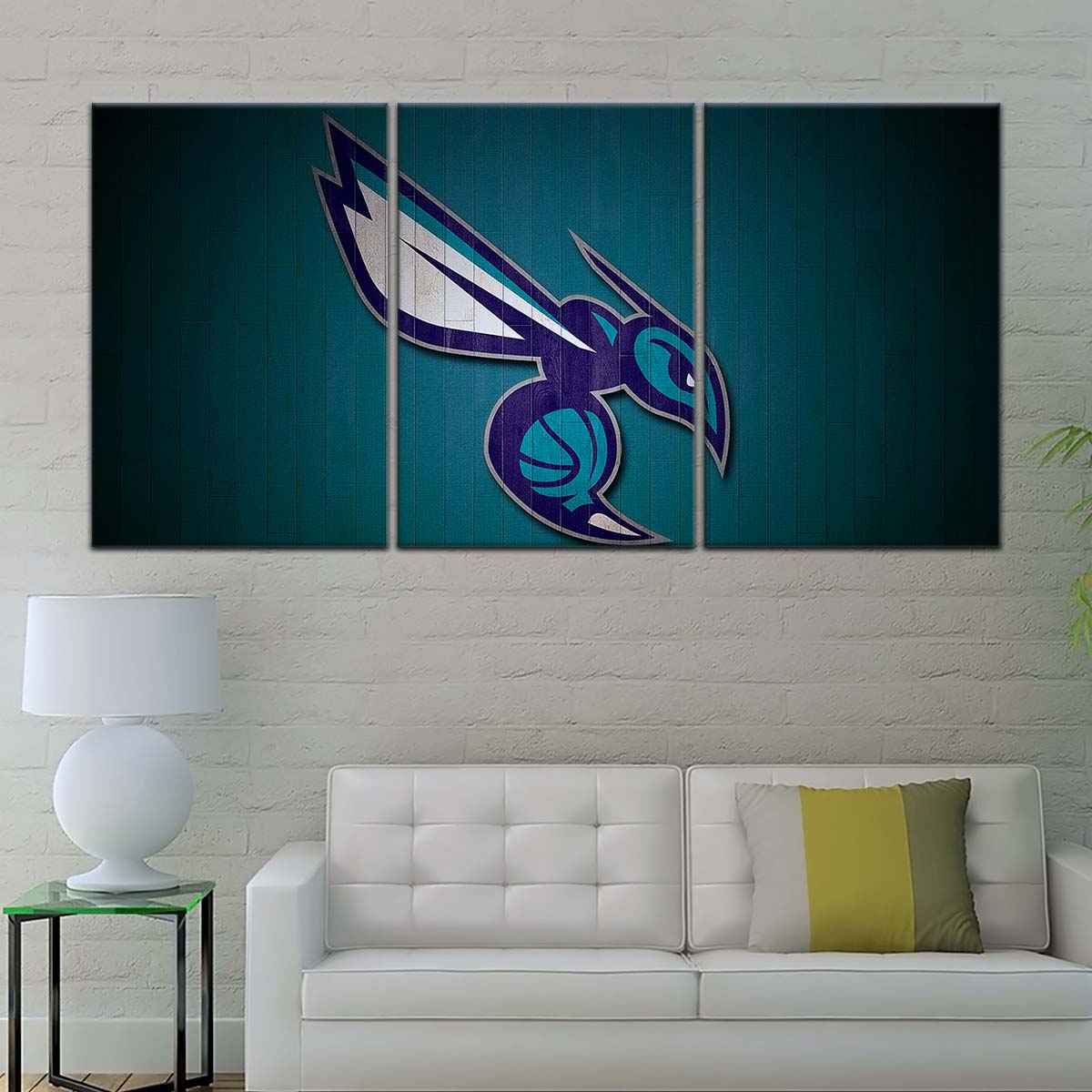 Basketball Wall Art - BK5067 - Charlotte Hornets Sports - Basketball Poster - Basketball Canvas