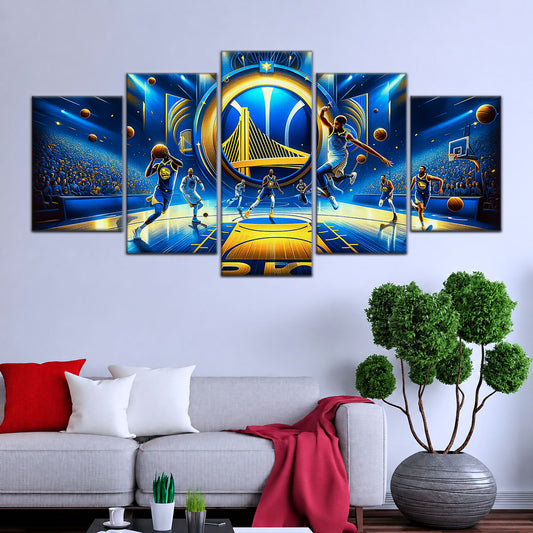 Basketball Wall Art - BK5047 - Golden State Warriors - Basketball Poster - Basketball Canvas