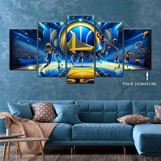 Basketball Wall Art - BK5047 - Golden State Warriors - Basketball Poster - Basketball Canvas