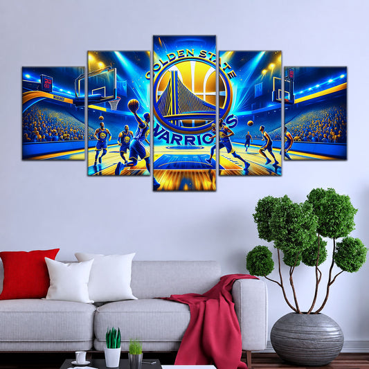Basketball Wall Art - BK5048 - Golden State Warriors - Basketball Poster - Basketball Canvas