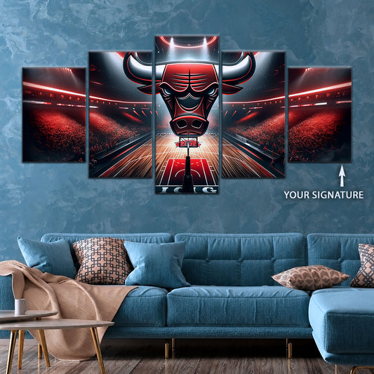 Basketball Wall Art - BK5049 - Chicago Bulls - Basketball Poster - Basketball Canvas