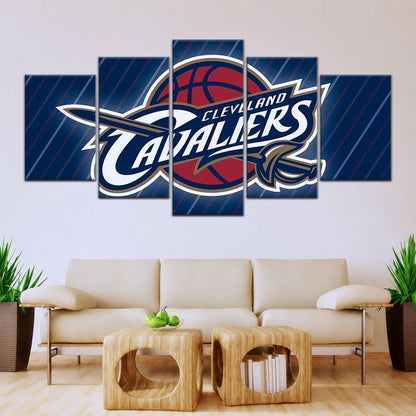 Basketball Canvas Wall Art - BK5050 - Cleveland Cavaliers