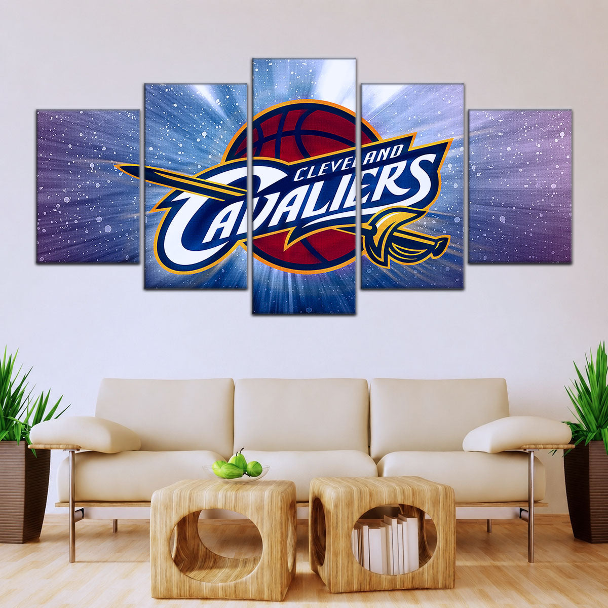 Basketball Canvas Wall Art - BK5051 - Cleveland Cavaliers