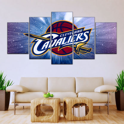 Basketball Canvas Wall Art - BK5051 - Cleveland Cavaliers