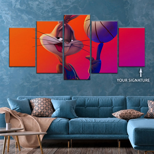 Basketball Wall Art - BK5053 - Bugs Bunny - Basketball Poster - Basketball Canvas