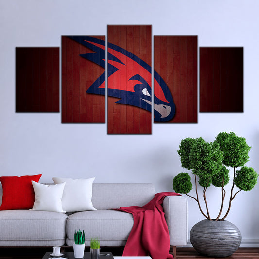 Basketball Wall Art - BK5064 - Atlanta Hawks Sports - Basketball Poster - Basketball Canvas