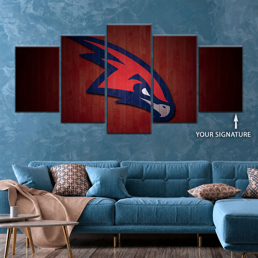 Basketball Wall Art - BK5064 - Atlanta Hawks Sports - Basketball Poster - Basketball Canvas