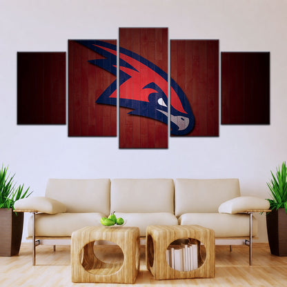 Basketball Canvas Wall Art - BK5064 - Atlanta Hawks Sports