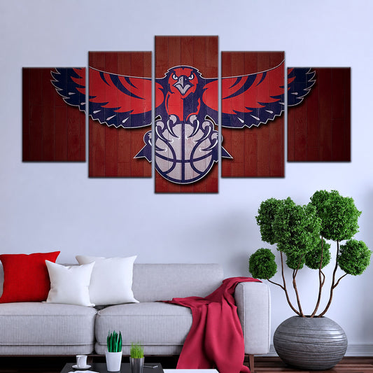 Basketball Wall Art - BK5065 - Atlanta Hawks Sports - Basketball Poster - Basketball Canvas