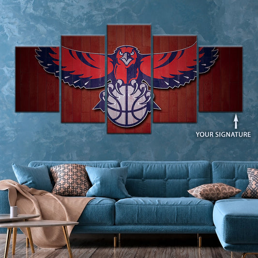 Basketball Wall Art - BK5065 - Atlanta Hawks Sports - Basketball Poster - Basketball Canvas