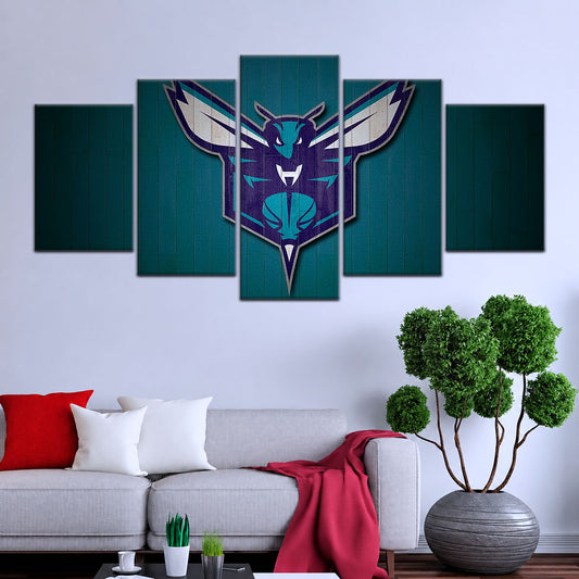 Basketball Wall Art - BK5066 - Charlotte Hornets Sports - Basketball Poster - Basketball Canvas